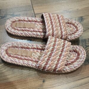 Salt + Umber Sunny Slides Sandals Pink Neutral Boho Chic Ecocore Sustainable 8
